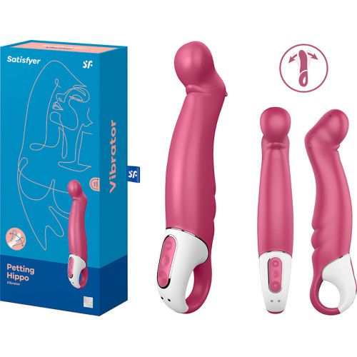 Satisfyer Petting Hippo G-Spot and clitoral Vibrator 22 cm