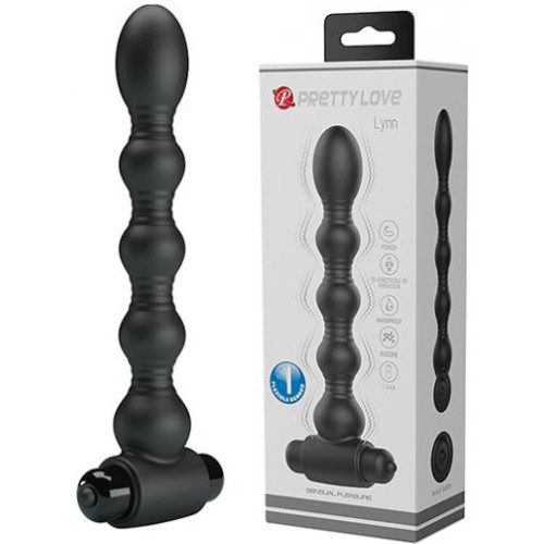 Pretty Love Lynn vibrating smooth Anal beads 18 cm