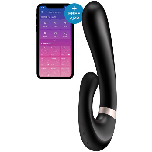 Satisfyer Heat Wave App Connect Rabbit vibrator BLACK - Image 2