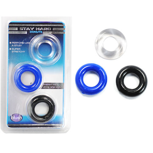 Stay hard Triple Donuts Cock ring Set