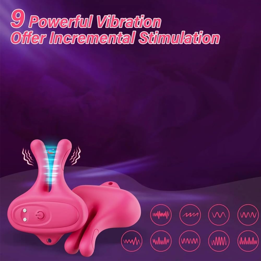 Nipple Sex Toys Vibrator Nipple Clamps G Spot Vibrator for Women, BDSM Adult Toys with 9 Vibration Modes Couple Sex Toys Sex Pleasure - Image 3