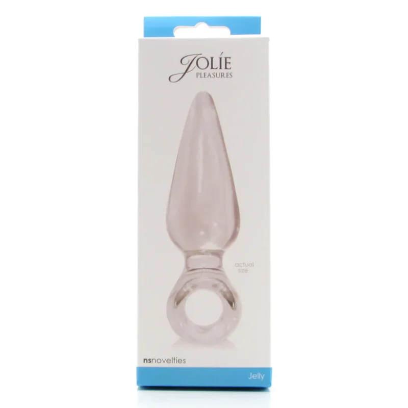 Jolie Pleasures Mini Butt Plug in Clear
