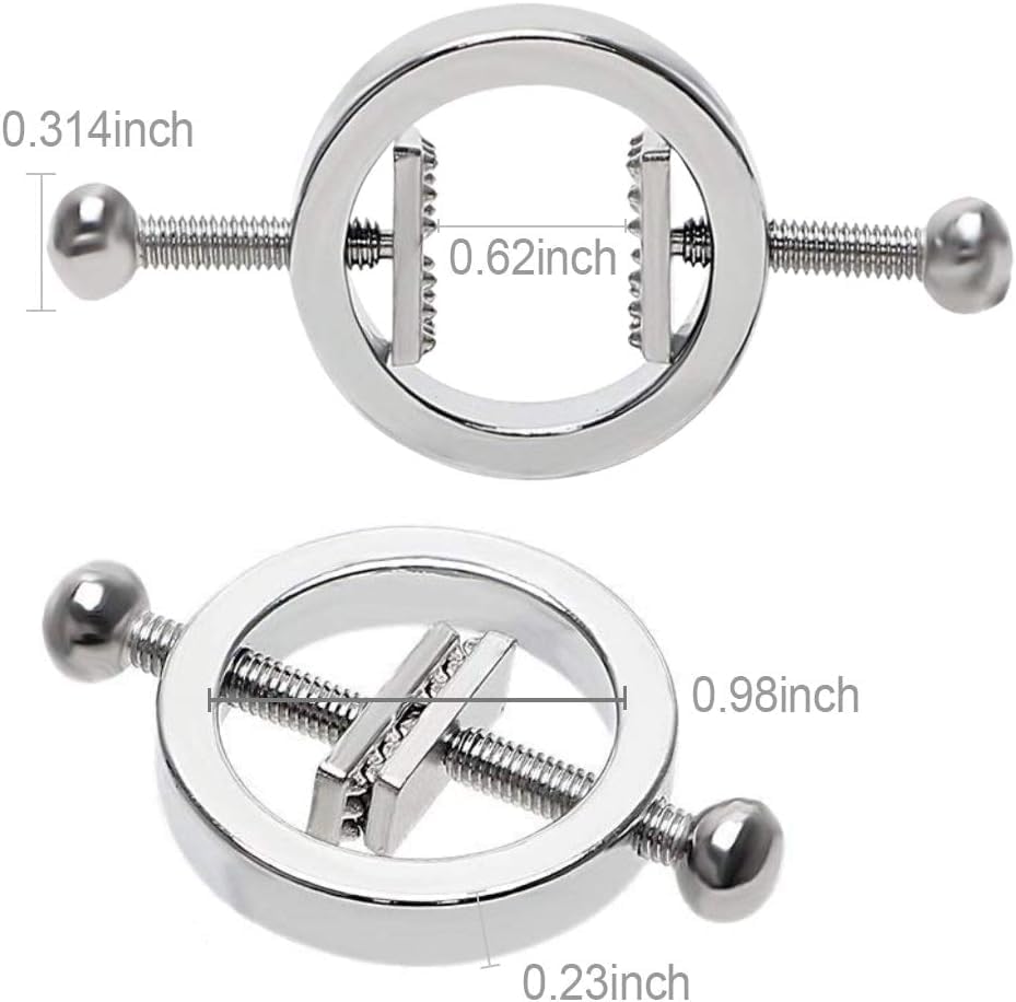 Gobuying Metal Steel Sex Toy Nipple Clamps - Image 3